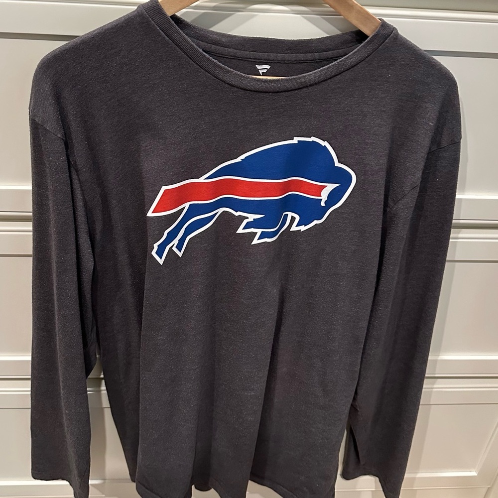 Buffalo Bills Fanatics Gray Long Sleeve Shirt